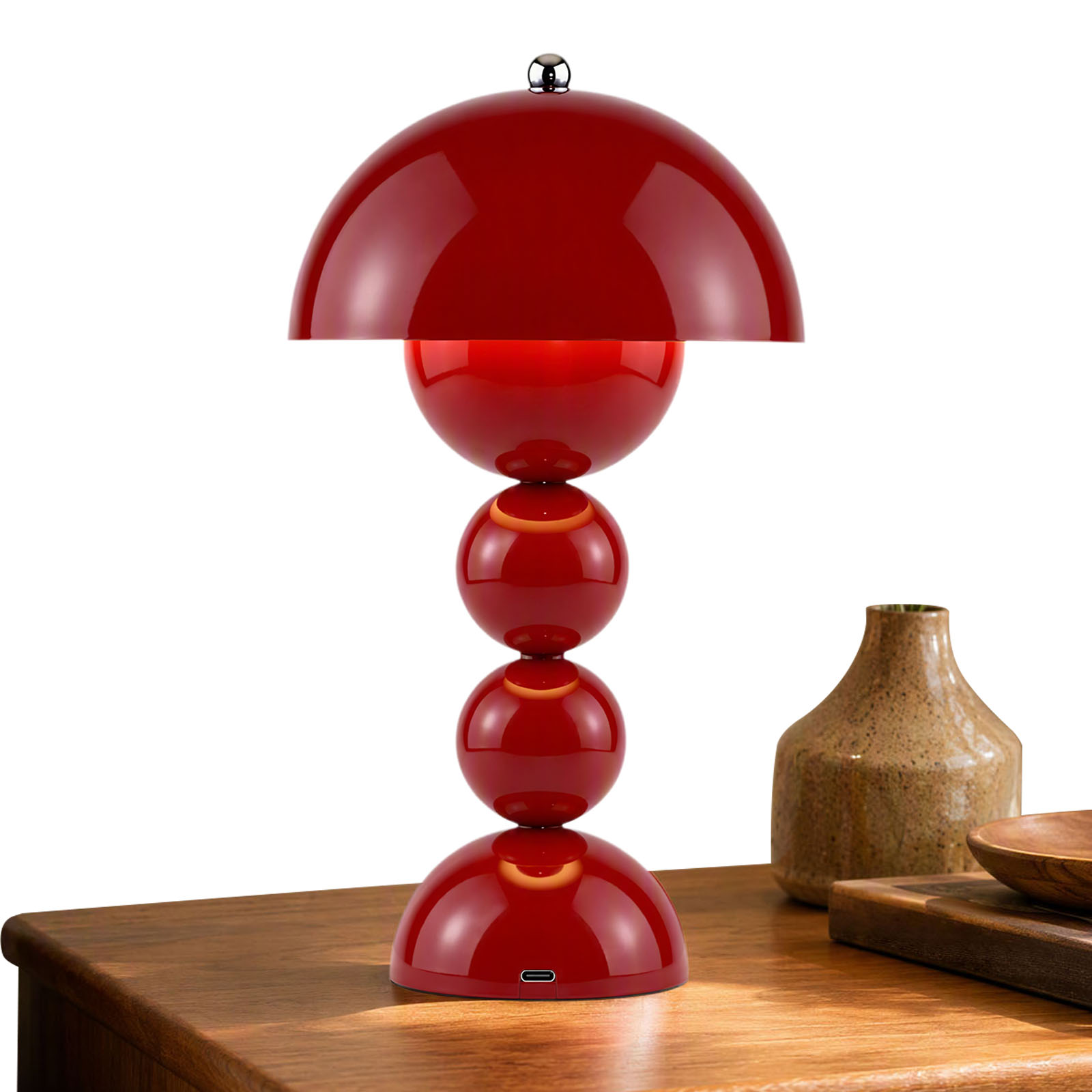 Desk Lamp - Lampu Meja Bentuk Bunga Jamur, Lampu