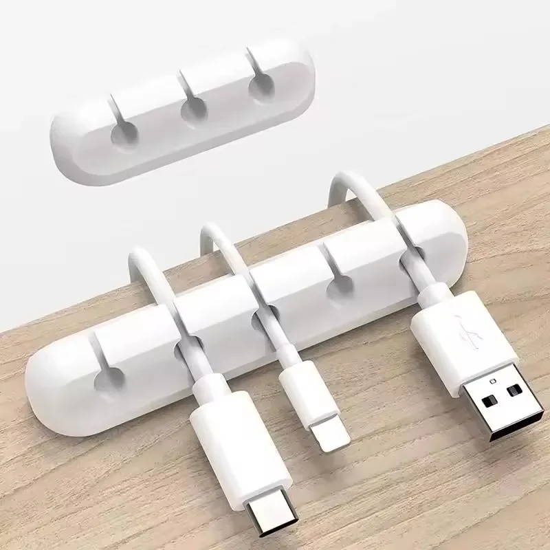 Desk Organizer - Penyusun Kabel USB Silikon, Penggulung Kabel