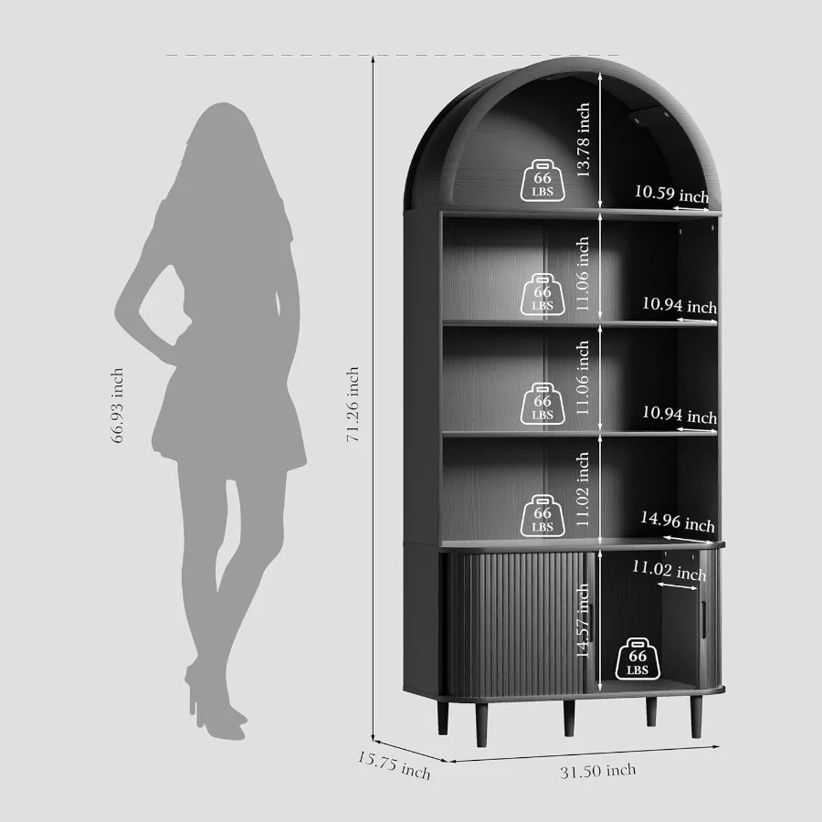 Rak Buku Berbentuk Lengkungan  - Bookshelf ulasan dan harga