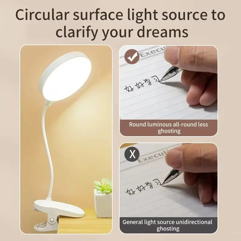 Lampu Meja Jepit USB Portabel  - Desk Lamp ulasan dan harga