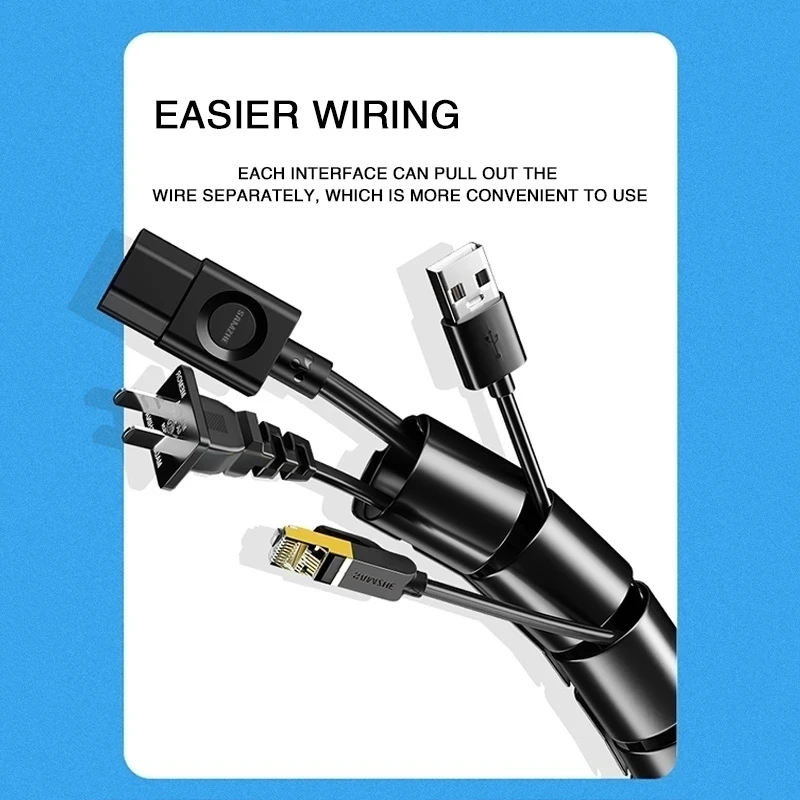 Penutup Kabel Spiral 2M untuk  - Desk Organizer ulasan dan harga